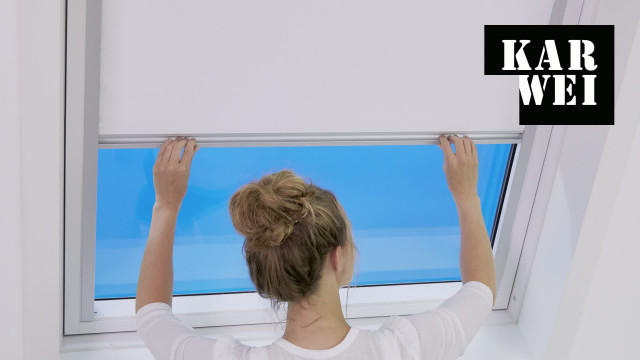 Dakraam rolgordijn monteren bekijk de video karwei